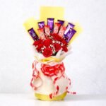 Sweet Romance – Roses & Chocolate Bouquet